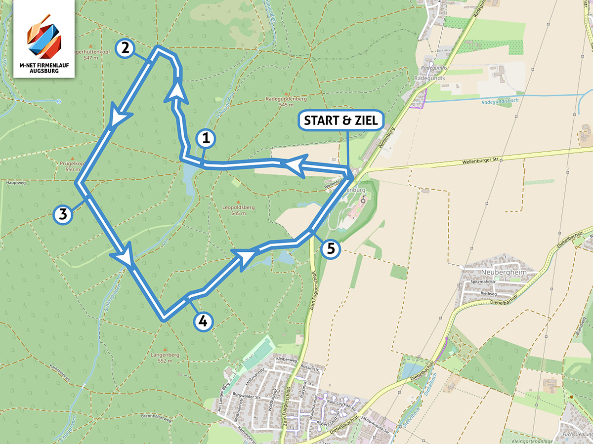 Trainingstrecke Wellenburg