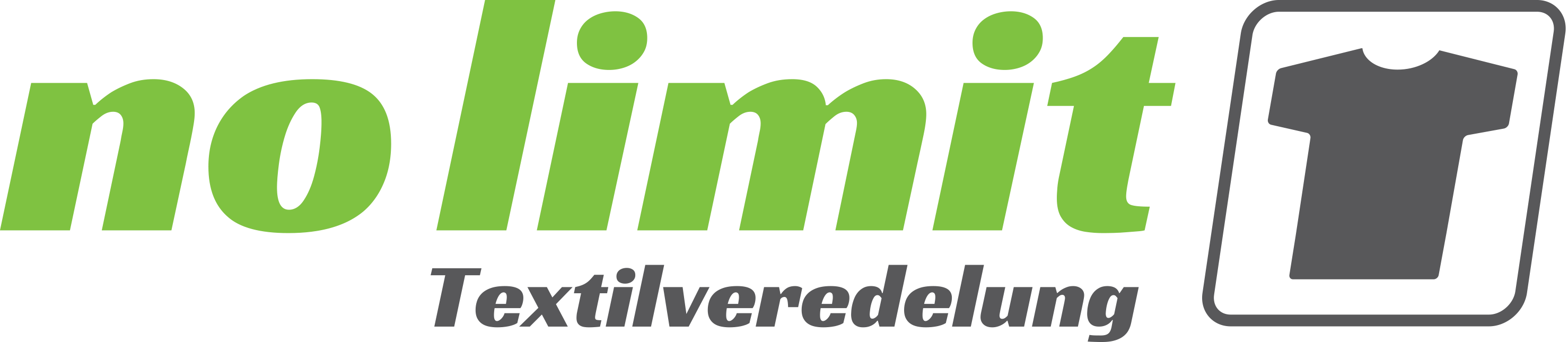 Logo no limit Textilveredelung